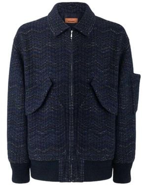 Missoni Giacca Bomber - Blu