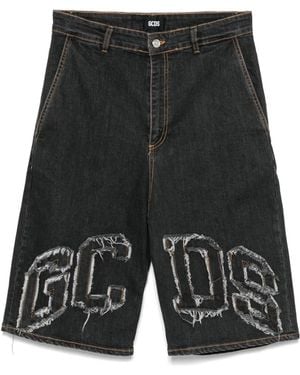 Gcds Shorts With Logo Application - Black