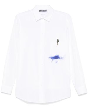 Moschino Shirt With Print - White