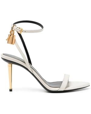 Tom Ford 85Mm Sandals - White