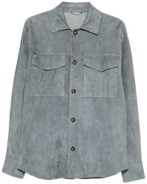 Lardini Shirt With Pocket - Grey