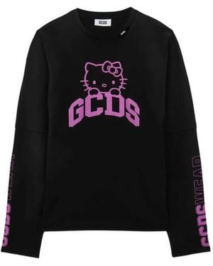 Gcds X Hello Kitty Long-Sleeve T-Shirt - Black