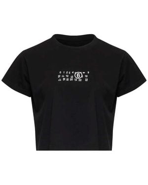 MM6 by Maison Margiela Logo T-Shirt - Black