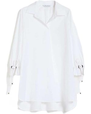 Max Mara Cotton Poplin Blouse - White