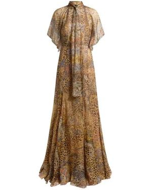 Etro Animal Print Dress - Natural