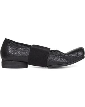 Uma Wang Ballet Flats With Elastic Band - Black
