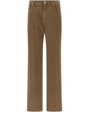 Brunello Cucinelli Five-Pocket Jeans - Natural