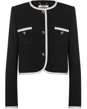 Moschino Single-breasted Jacket - Black