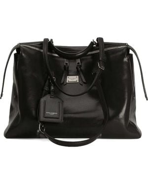 Dolce & Gabbana Dolce & Gabbana Vittoria Shoulder Bag - Black