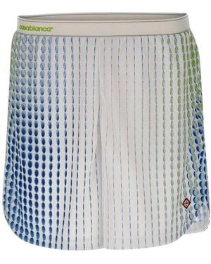 CASABLANCA Tennis Tech Shorts - Blue