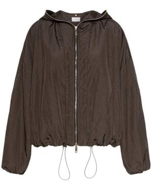 Sportmax Hooded Jacket - Brown