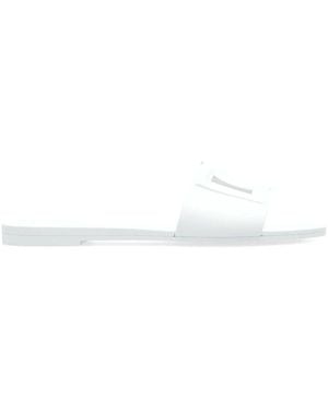 Dolce & Gabbana Slide Sandals - White