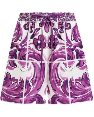 Dolce & Gabbana MULTICOLOUR FLORAL PATTERN SHORTS ショーツ Dolce&Gabbana women's Floral-pattern shorts - buy for 151050