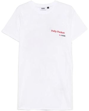Gcds Cotton Dress - White