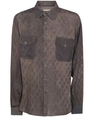 Uma Wang Tavis Ankara Top - Gray