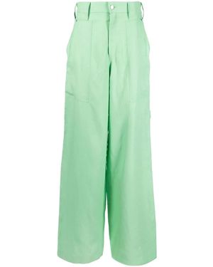 Stella McCartney Wide-Leg Pants - Green