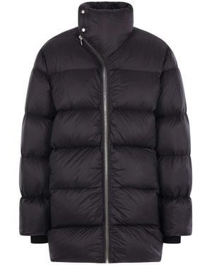 Rick Owens Tortoise Down-Filled Coat - Blue