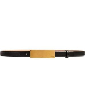 KHAITE Berlin Belt Antique (25 Mm) - Bianco
