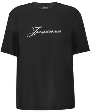 Jacquemus Logo T-Shirt - Black
