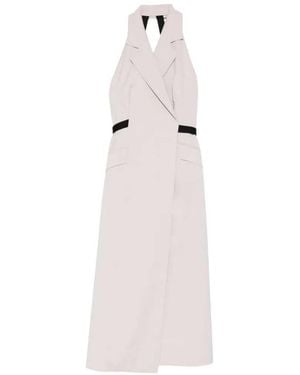Max Mara Collared Midi Dress - White