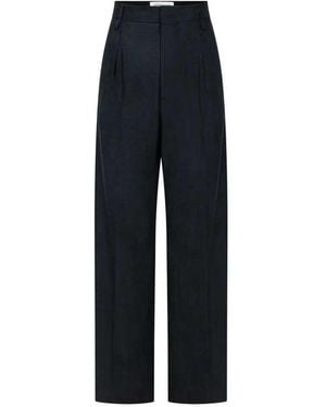 Victoria Beckham Ethel Wide-Leg Trousers - Blue