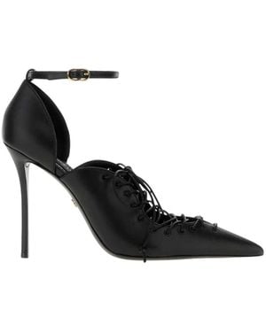 Dolce & Gabbana Leather Heeled Shoes - Black