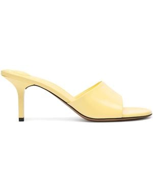 Jacquemus Les Cubisto Leather Mules - Natural