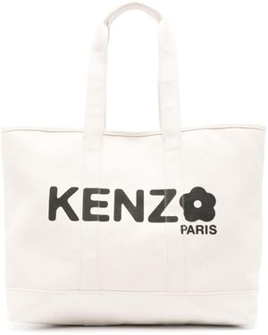 KENZO Tote Bag Grande Utility' - Bianco