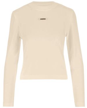 Jacquemus Le Gros Grin Long-Sleeve T-Shirt - White