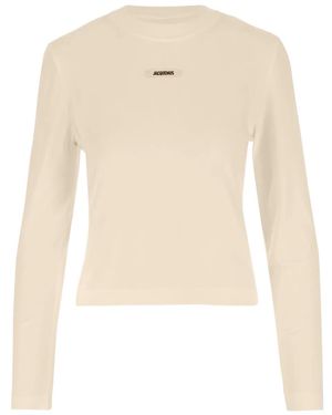 Jacquemus Le Gros Grin Long-Sleeve T-Shirt - White