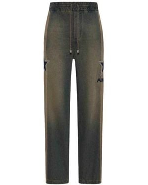 Amiri Jeans With Applique - Gray