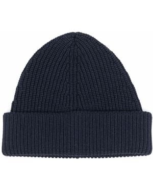 Maison Margiela Ribbed Cap - Blue
