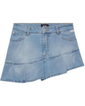 Gcds Pleated Mini Skirt - Blue
