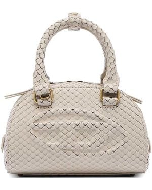 DIESEL 1Dr Dome Print Tote Bag - Natural