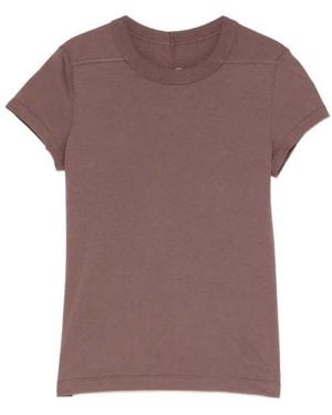 Rick Owens Level Cropped T-Shirt - Purple