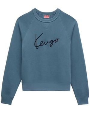 KENZO Logo Sweatshirt - Blue