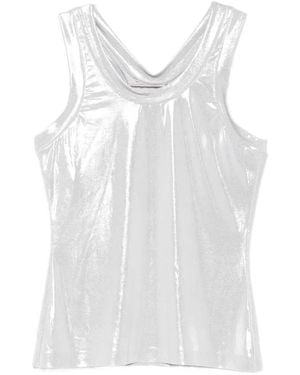 Norma Kamali Racerback Top - Grey