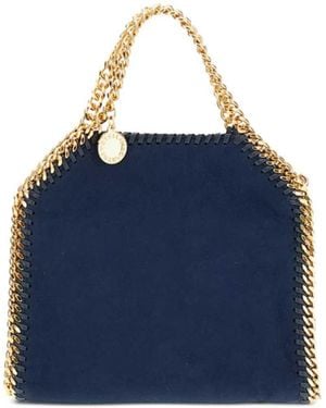 Stella McCartney Falabella Shoulder Bag With Chain Trim - Blue