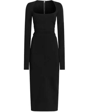 Dolce & Gabbana Jersey Sheath Dress - Black