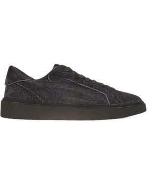 Etro Trainers With Arnica Motif - Black