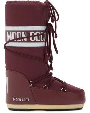 Moon Boot Icon Snow Boots - Red