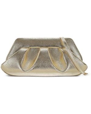 THEMOIRÈ Gea Laminated Clutch - Metallic