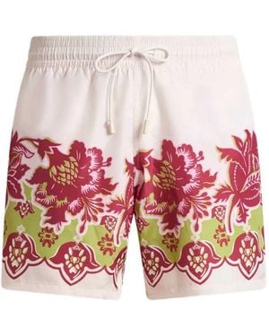 Etro Floral Print Swimsuit - White