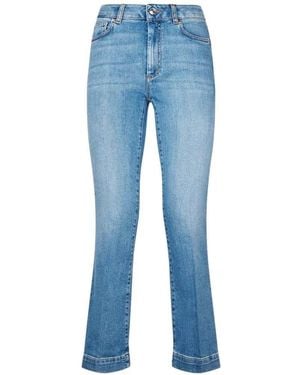 Sportmax Washed Slim-Fit Jeans - Blue