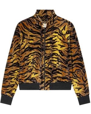 KENZO Tiger Jacquard Velvet Tracksuit Jacket - Multicolor