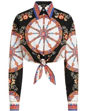 Dolce & Gabbana Carretto-Print Shirt - White