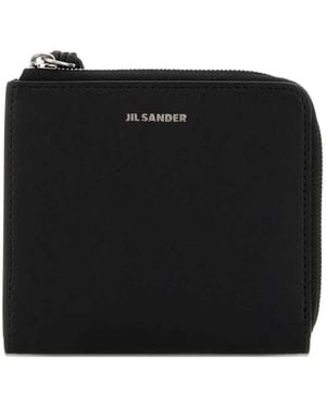 Jil Sander Zip-Around Wallet - Black