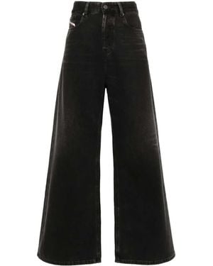 DIESEL D-Sire Wide-Leg Jeans, 1996 - Black