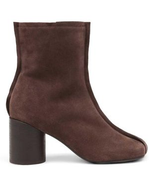 MM6 by Maison Margiela Anatomic Ankle Boots - Brown