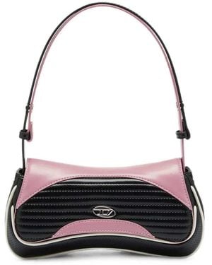 DIESEL Play Clutch With Color-Block Design - Black